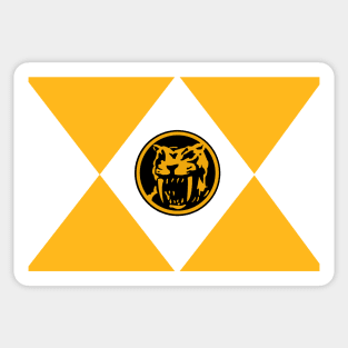 yellow ranger logo Sticker